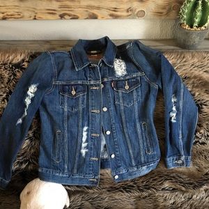 Levi’s Strauss Distressed Denim Jacket